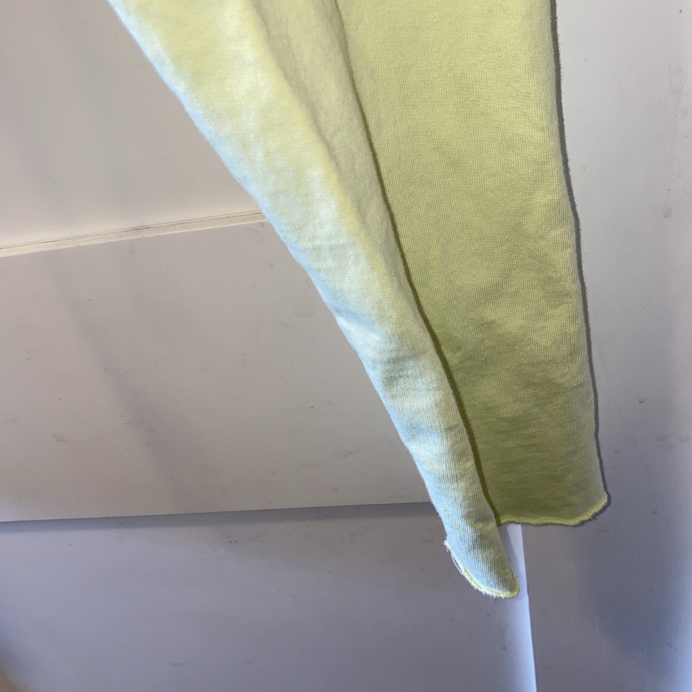 Urban Outfitters Out From Under Light Bright Green Cropped Hoodie Medium - Picture 6 of 9
